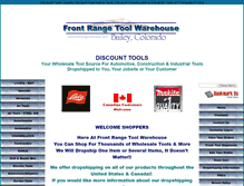Tablet Screenshot of frontrangewarehouse.com